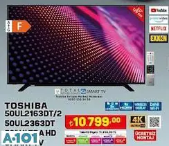 TOSHİBA 50 4K ANDROİD SMART LED TV AKILLI TELEVİZYON